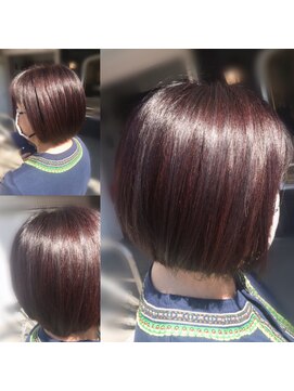 ディーリンク 南橋本店(HAIR MAKE DLINK) 白髪も明るくピンク系カラー