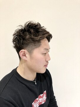 アーチ(ARCH) 【ARCH 竹田】ツーブロックアップバンク　ニュアンスパーマ