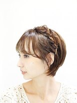 ナツヤ(NATSUYA)&nbsp;編み込みショートヘア