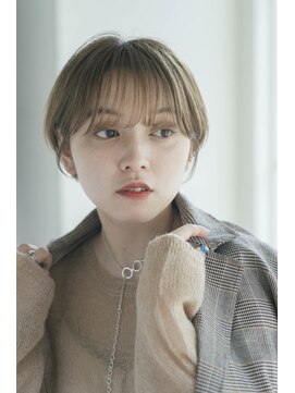 ガーデン タチカワ(garden tachikawa) 20代30代大人かわいいハンサムショート×ブルーグレージュ