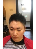 面接用ツーブロックショート