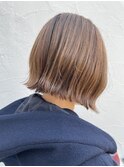 あご下ボブ◎２wayバング/アッシュカラー