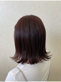 外ハネボブ×ピンクカラー