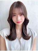 るなstyle 韓国風くびれヘア シースルー前髪 20代30代40代