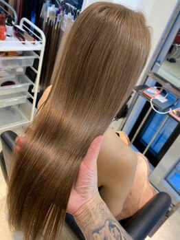 セディアル 心斎橋(SEDEAL)の写真/【心斎橋】韓国で1万店が導入している髪質改善プリンセスケアTR─ハイトーンもエクステも綺麗が持続する─