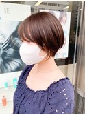 丸みショートボブ