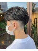 men's cut × highlight