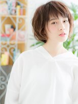 プリモア サロン ハナレ 綾瀬(primoA salon HANARE)&nbsp;綾瀬/髪質改善/ヘーゼルベージュでラフなマッシュボブショートe