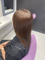 フォルテ 城北店 髪質改善×縮毛矯正×シフォンベージュ