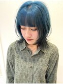 ウルフレイヤー×ターコイズブルー&ブラック