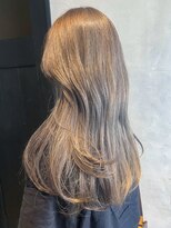 アイティーバイアルバム 藤沢店(IT by ALBUM) ベージュロング_レッドブラウンハッシュカット_ba477511