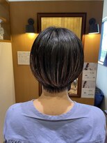 チアー ヘアリラクゼーション(cheer HAIRRELAXATION)&nbsp;前下がりショートボブ
