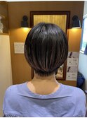 前下がりショートボブ