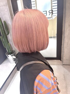 レム 溝の口(REM) ダブルカラー×ホワイトピンク【溝の口美容室】