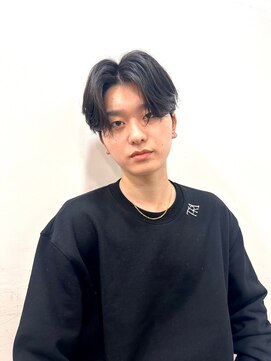 バース 河原町店(BIRTH) 黒髪センターパートストレート