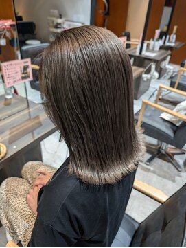 アヴァンス 和泉中央店(AVANCE) ミルクティーグレージュ×外ハネボブ