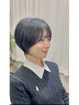 エス 天満扇町(esu) 似合わせショート＃ショート＃髪質改善＃大阪