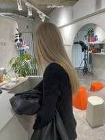 アドネ プライム(adne prime)&nbsp;ブロンドベージュ/ケアブリーチ/髪質改善カラー