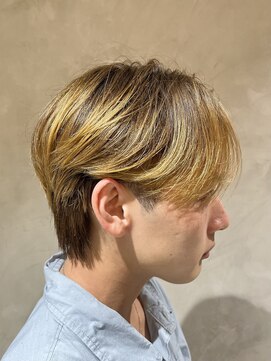 ニコ トウキョウ ヨコハマ(nico) センターパートニュアンスパーマメンズカットカルマパーマ