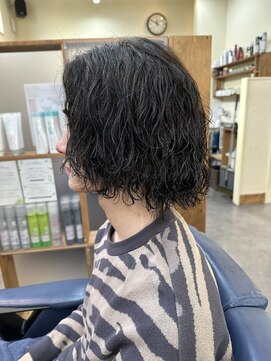 ルシードスタイルアイフラット(LUCIDO STYLE I-FLAT) ボブパーマ