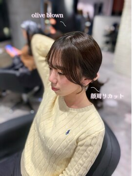 シェス 梅田茶屋町(shes) 大人な雰囲気☆顔周りカット/ アリサ