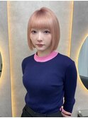 イメチェンヘアスタイルホワイトブロンド外ハネボブ美髪のススメ