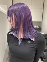 ソル 栄矢場町(SOL) ラベンダーカラーレイヤーカットフェイスレイヤー