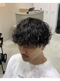 波巻きスパイラルパーマ
