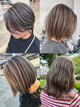 ファンド 千葉(fand)の写真/【流行をさりげなく・大人らしく】派手すぎないコントラストと艶感で、洗練されたヘアデザインに＊[千葉] 