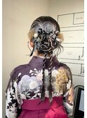 卒業式ヘアセット