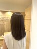 【思わず触れたくなるサラつや髪に！】艶カラー＋パウダープレックス+marbb