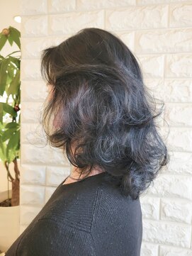松本平太郎美容室 吉祥寺パートファイブ(PART5) 60代70代×ラウンドレイヤー×サイエンスアクア×パーマ×ヘナ