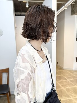 ハイフ(haif) 【haif】ニュアンスパーマ　ボブ