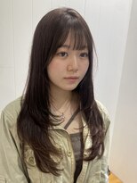 ビューバイネオリーブ 用賀店(Beau'r by neolive) くびれヘア縮毛矯正アプリコットオレンジ夏ハイライト《用賀》