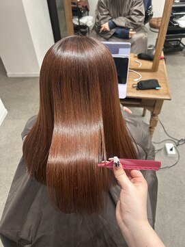 リブ バイ ボクノ(Liv by bokuno) 【秋カラー】艶々オレンジブラウン