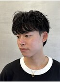 [NEELU_take]シャドウパーマ/メンズマッシュ/癖毛風パーマ