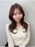 ミディアムレイヤーカット/髪質改善/顔周り/ 銀座 ■