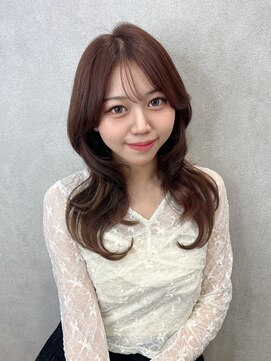 ロンド フィーユ(Lond fille) オリーブグレー/レイヤーカット/黒髪/マロンベージュ/銀座 ■