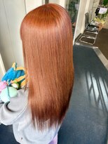 ダブル アンダーバー サロン(W_SALON) 【W_SALON 河原町】オレンジブラウン/髪質改善