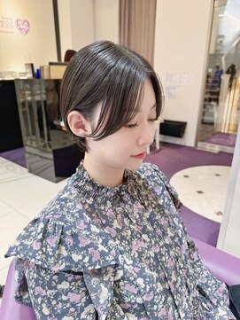 ハピネス 河原町店(Happiness) 顔まわりカット 京都ショート 京都美容室 進詩織