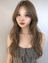 サンドイエナ 横浜店(sand yena)&nbsp;くびレイヤーボブルフネビージュ小顔ワンレンこなれミディ