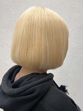 ステアケース ギンザセブン(stair:case ginza7) ふんわり似合わせボブ×抜きっぱなしブロンド