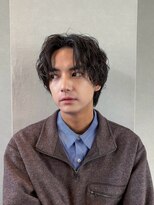 覇気(HAKI) 前髪上げシャドウパーマ