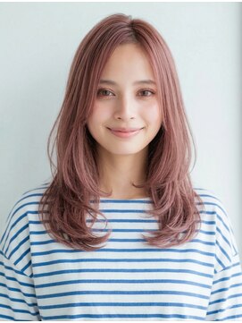 ルアナヘアー 日進米野木店(luana hair) Wカラーピンクレイヤー