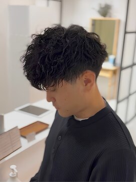 カミケンネオ(kamiken.neo) 波巻きテーパーフェードで海外風ヘア【カミケンネオ/郡山市】