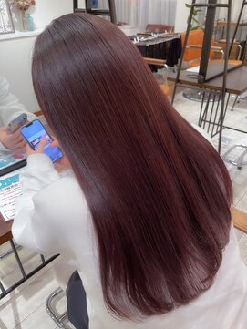 セットアップ 岡山北長瀬店(SET-UP) ピンクラベンダ 髪質改善 トリートメント