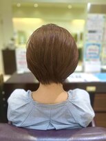 プランタンシエル(printemps CIEL) ショートボブ×ピンクブラウン