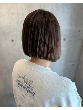 ロッカヘアエジェ(ROCCA hair eje.) 似合わせカット艶ナチュラル×切りっぱなしボブ