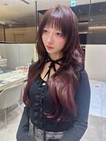 ケーツー エム 京都ラクエ(k-two emu)&nbsp;艶ピンクブラウン×ロングレイヤー◎