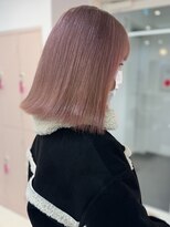 アール 横浜(R) 【MOMO】ブリーチ2回でペールピンク/ハイトーン